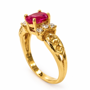 Anel de Formatura Premium 529 — Ouro 18k
